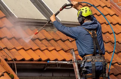 Démoussage et hydrofuge de toiture à Domblans